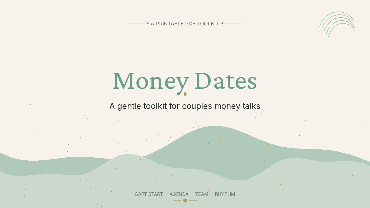 Money Dates PDF cover